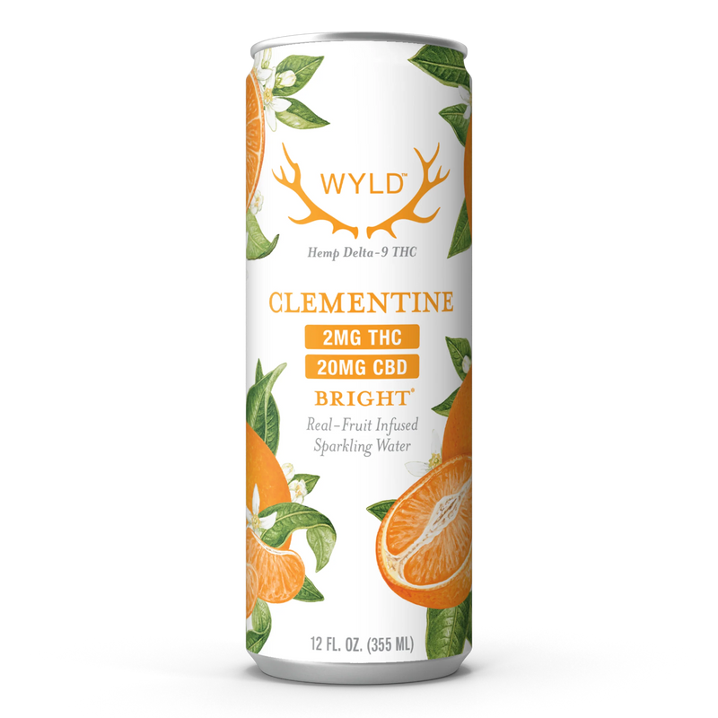 WYLD SPARKLING WATER THC 2MG CBD 20MG CLEMENTINE-1