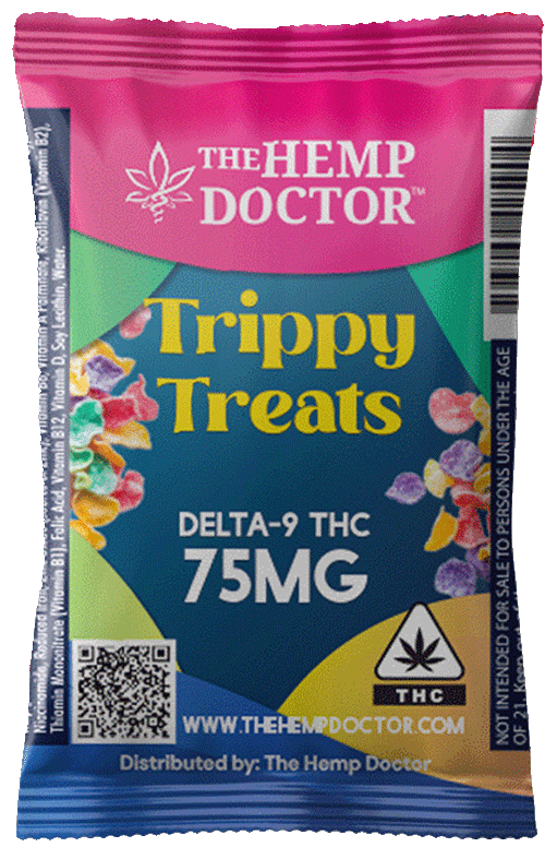 The Hemp Doctor Trippy Treats 75mg