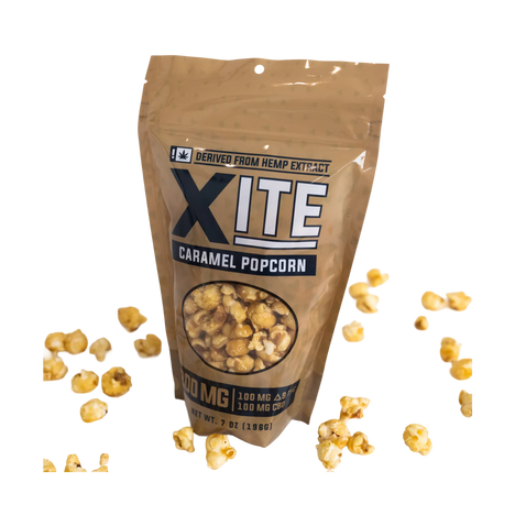 XITE Delta 9 THC Caramel Popcorn
