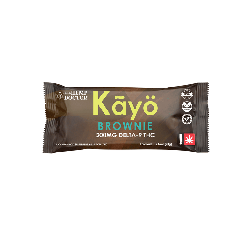 THC Doctor Kayo Brownie Chocolate 200mg D9-1