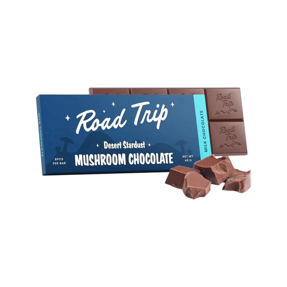 Desert Stardust Mushroom Chocolate Bar Milk Chocolate