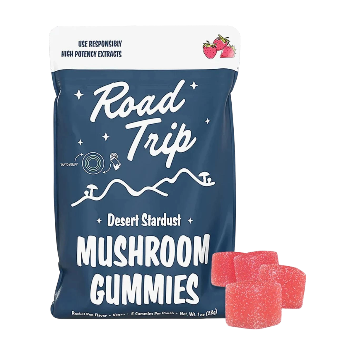 Desert Stardust Mushroom Gummies Strawberry-1