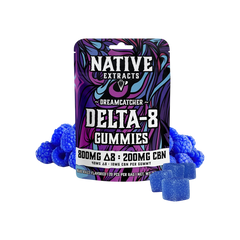 THC CBN  Ert "Dreamcatcher" - 800mg Delta-8 : 200mg CBN - Blue Razz (Sleep)-1