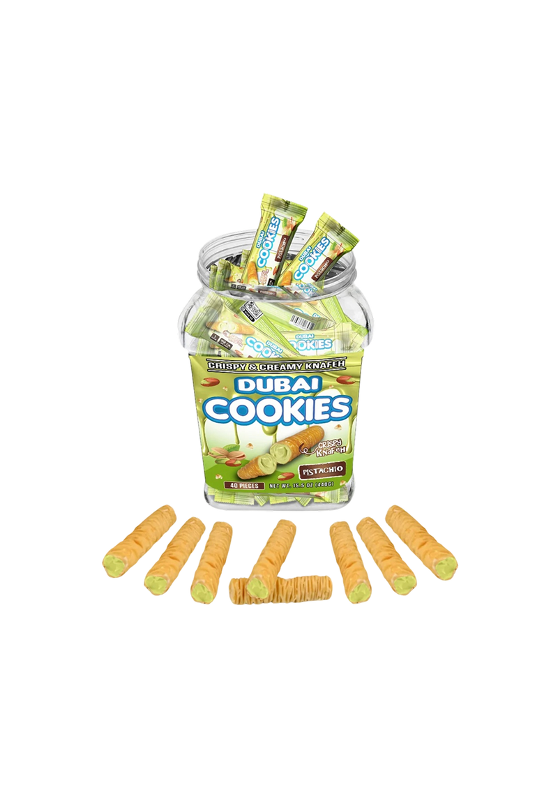 Dubai Cookies Crispy & Creamy Knafeh 1pc Edibles 50mg Delta-9 + CBD Peanut Butter-1