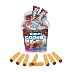Dubai Cookies Crispy & Creamy Knafeh 1pz Snacks Hazelnut Milk Chocolate Sin THC-1