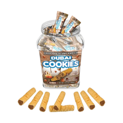 Dubai Cookies Crispy & Creamy Knafeh 1pz Snacks Hazelnut Peanut Butter-1