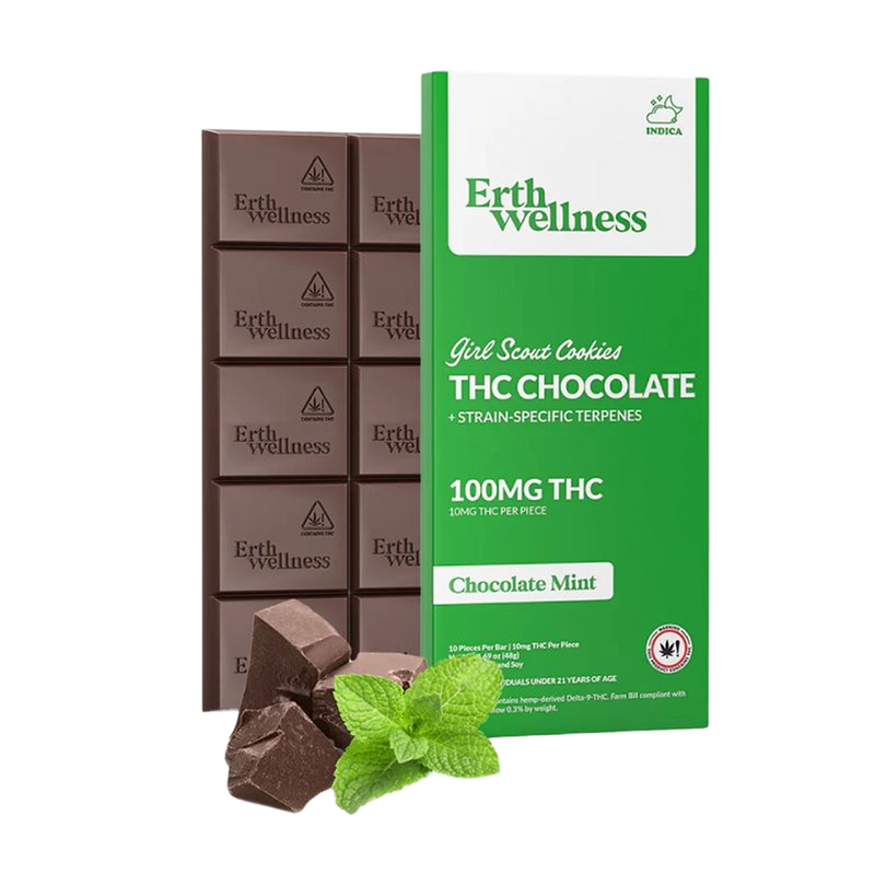 ERTH THC CHOCOLATE BAR THC CHOCOLATE MINT INDICA-1