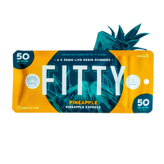 FITTY Live Resin Gummies Pineapple Express (2 pz / 50mg Total)-1