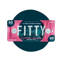 FITTY Live Resin Gummies Raspberry Lemonade Wedding Cake (2 pz / 50mg Total)-1