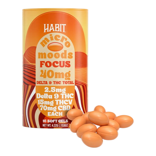 THC-CBD Habit Micro Moods Focus 40mg