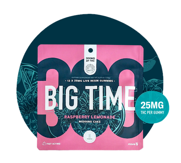 Realize Big Time Live Resin Delta 9 THC Gummies - Calm Leaf