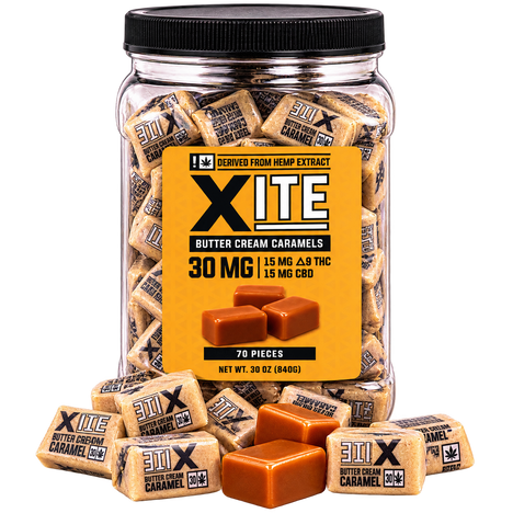 THC Xite Delta 9 THC Butter Cream Caramel 1 Pieza