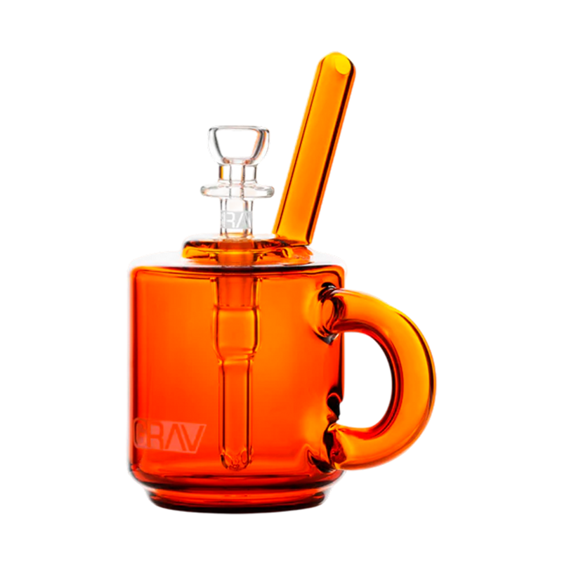 GRAV COFFE MUG POCKET BUBBLER AMBER PBCM.4-1