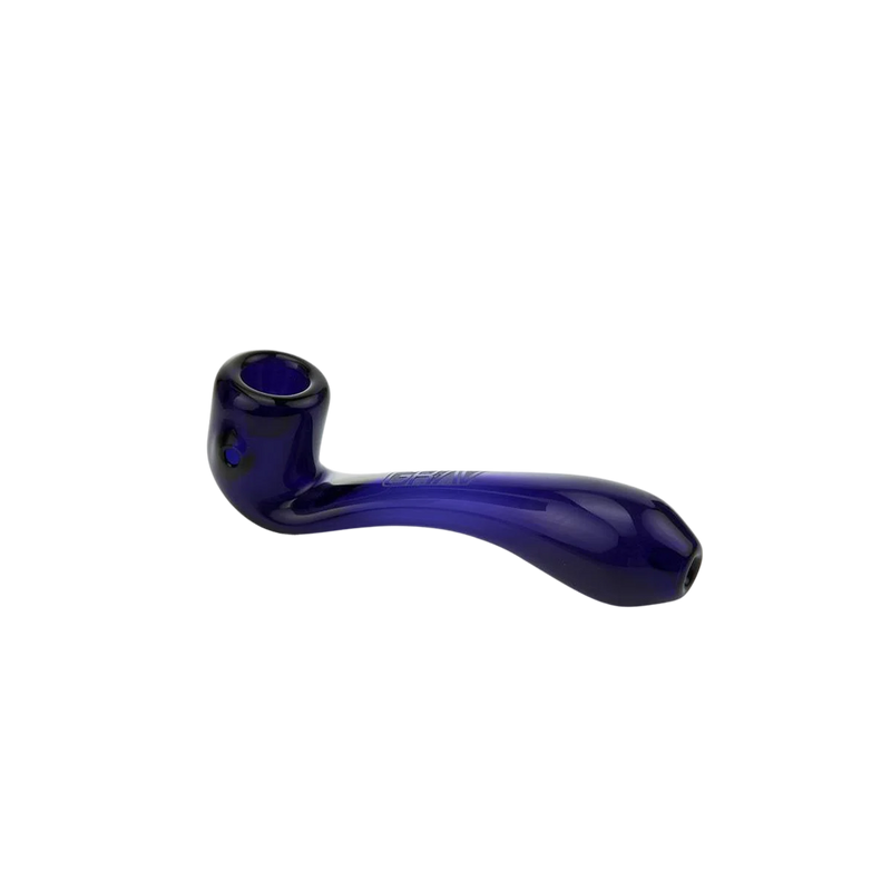 GRAV Labs Classic Sherlock Handcrafted Glass Pipe - Cobalt Blue-1