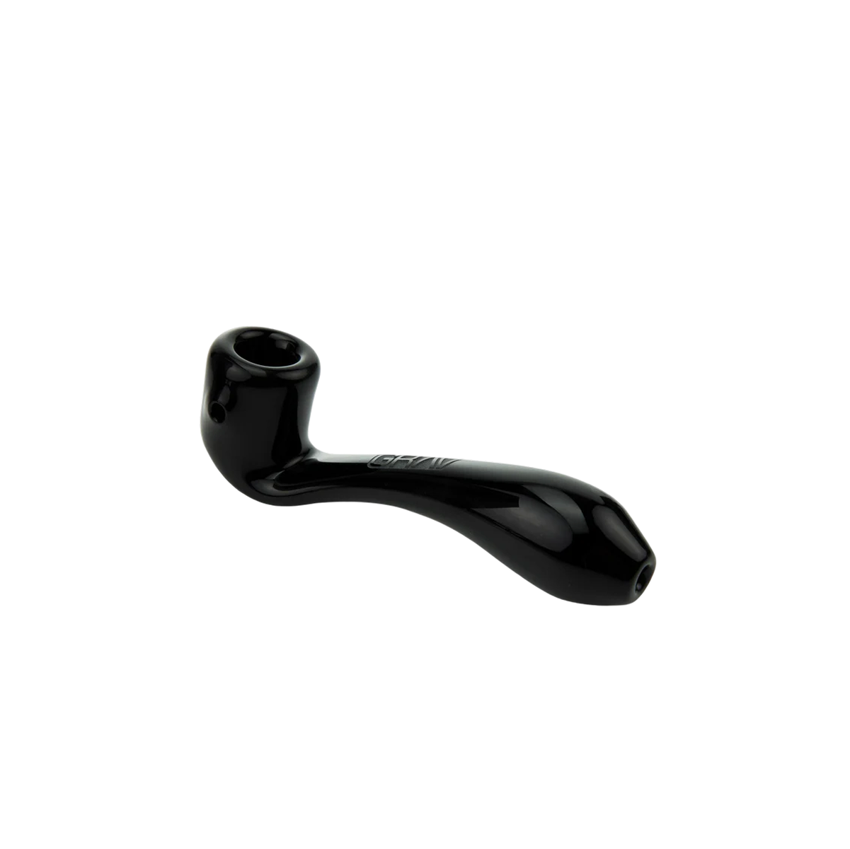 GRAV Labs Classic Sherlock Handcrafted Glass Pipe - Black