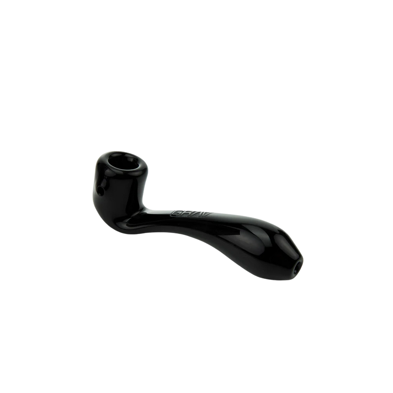 GRAV Labs Classic Sherlock Handcrafted Glass Pipe - Black-1