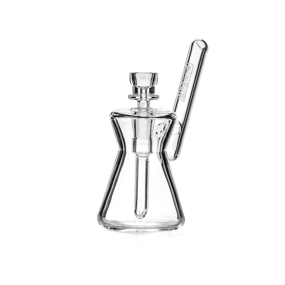 GRAV HOURGLASS POCKET BUBBLER CLEAR PBH.0
