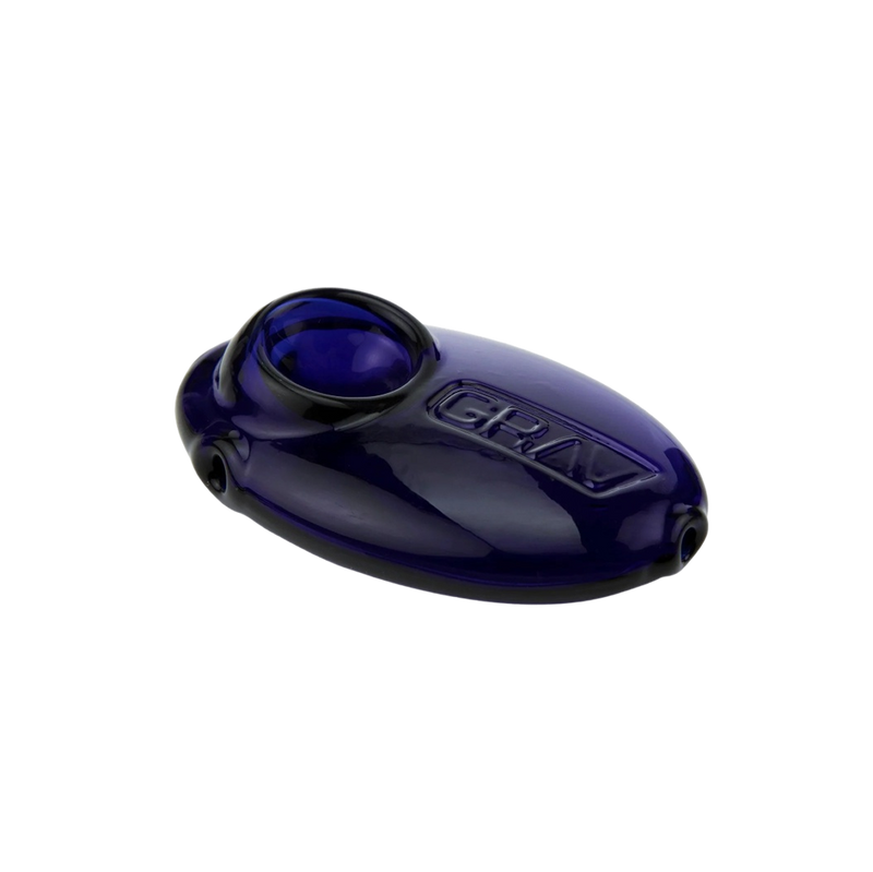 Pipa de Vidrio GRAV Labs Pebble Spoon - Cobalt Blue-1
