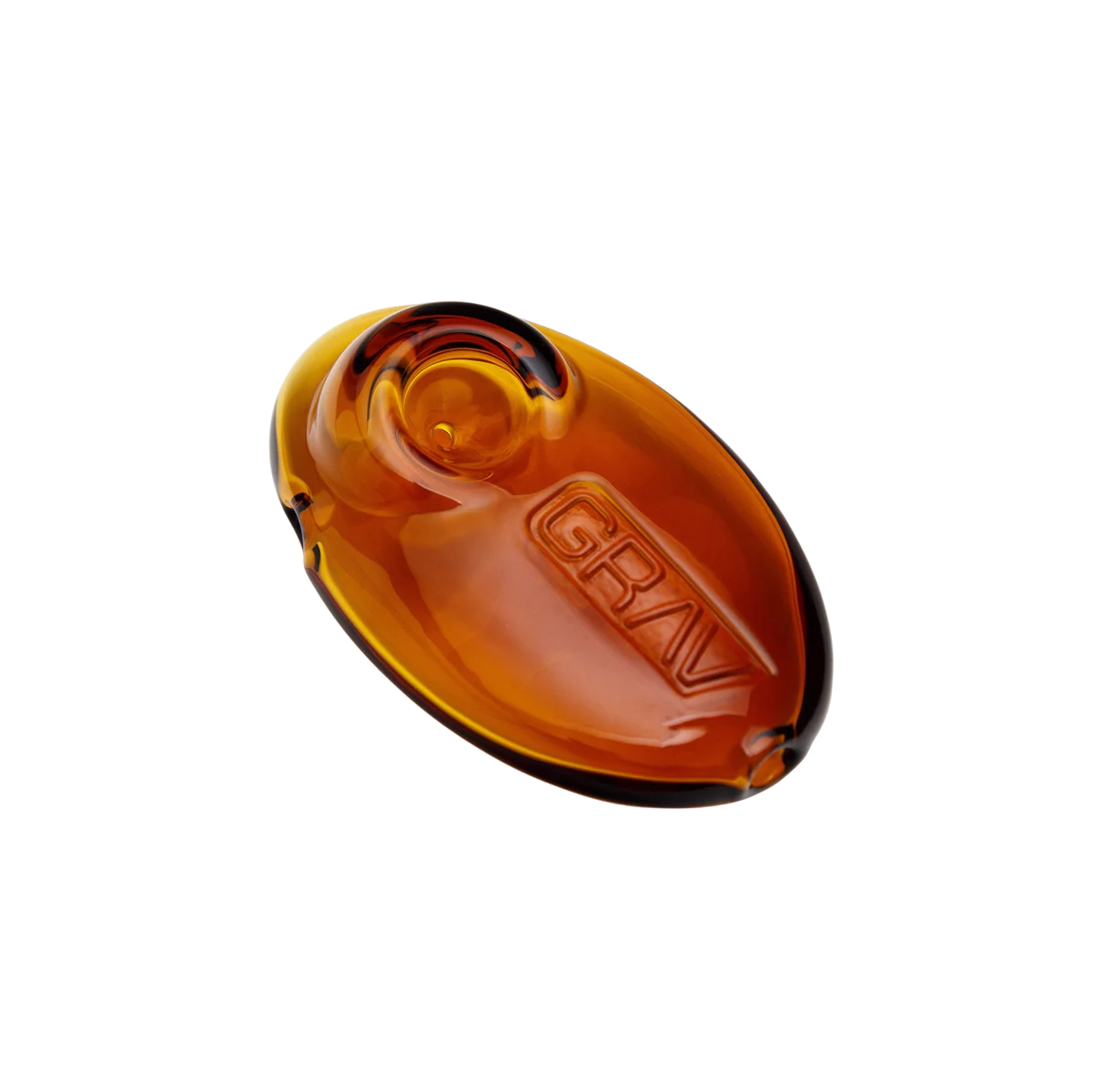 Pipa de Vidrio GRAV Labs Sandblasted Pebble Spoon - Amber