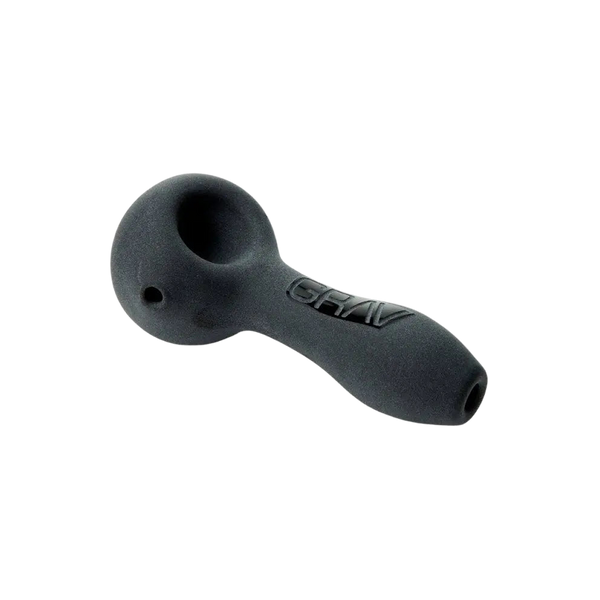 Pipa de Vidrio GRAV Labs Sandblasted Spoon - Black