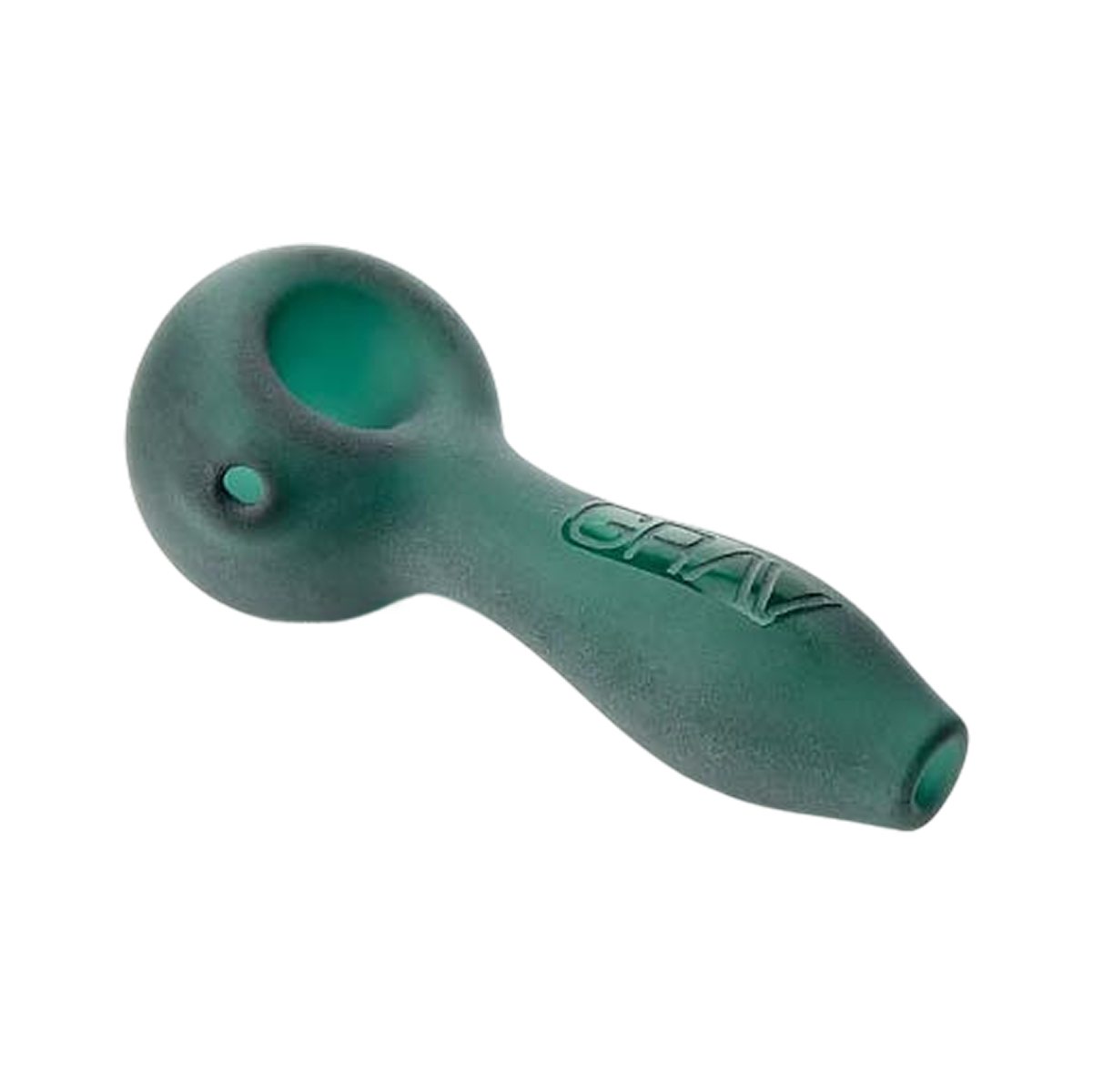 Pipa de Vidrio GRAV Labs Sandblasted Spoon - Lake Green