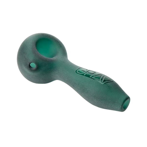 Pipa de Vidrio GRAV Labs Sandblasted Spoon - Lake Green