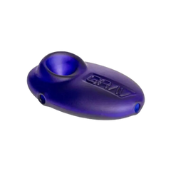 Pipa de Vidrio GRAV Labs Sandblasted Spoon - Cobalt Blue-1