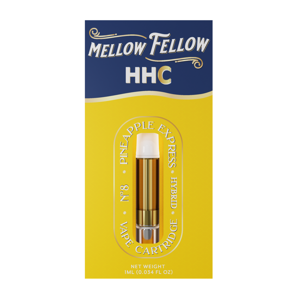 MELLOW FELLOW CLASSIC CARTRIDGES 1ml HHC PINEAPPLE EXPRESS