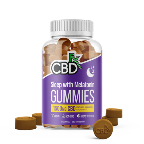 CBDfx Gummies Melatonin 60ct 1500mg