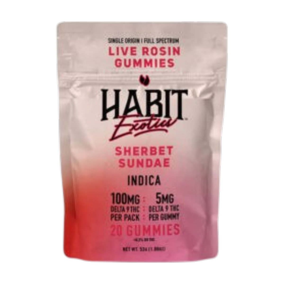 THC Habit Exotics D9 Live Rosin Lemon Sherbert Sundae-1