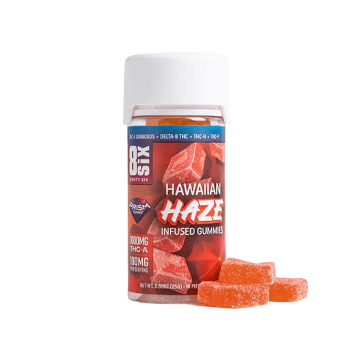 Eighty Six Hawaiian Haze Infused Gummies (10 pz / 500mg Total)