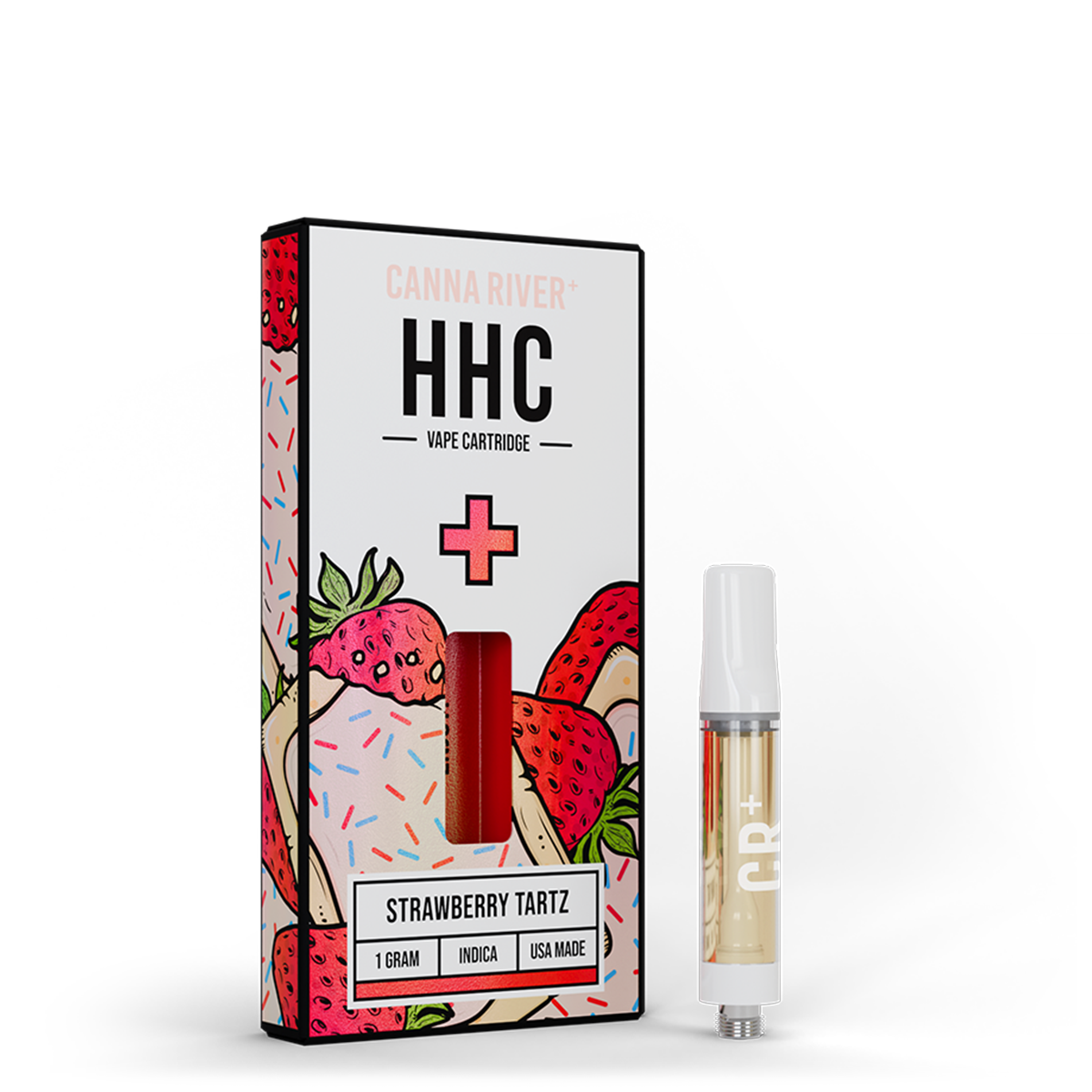 THC KART Wax Canna River-Strawberry Tartz-1