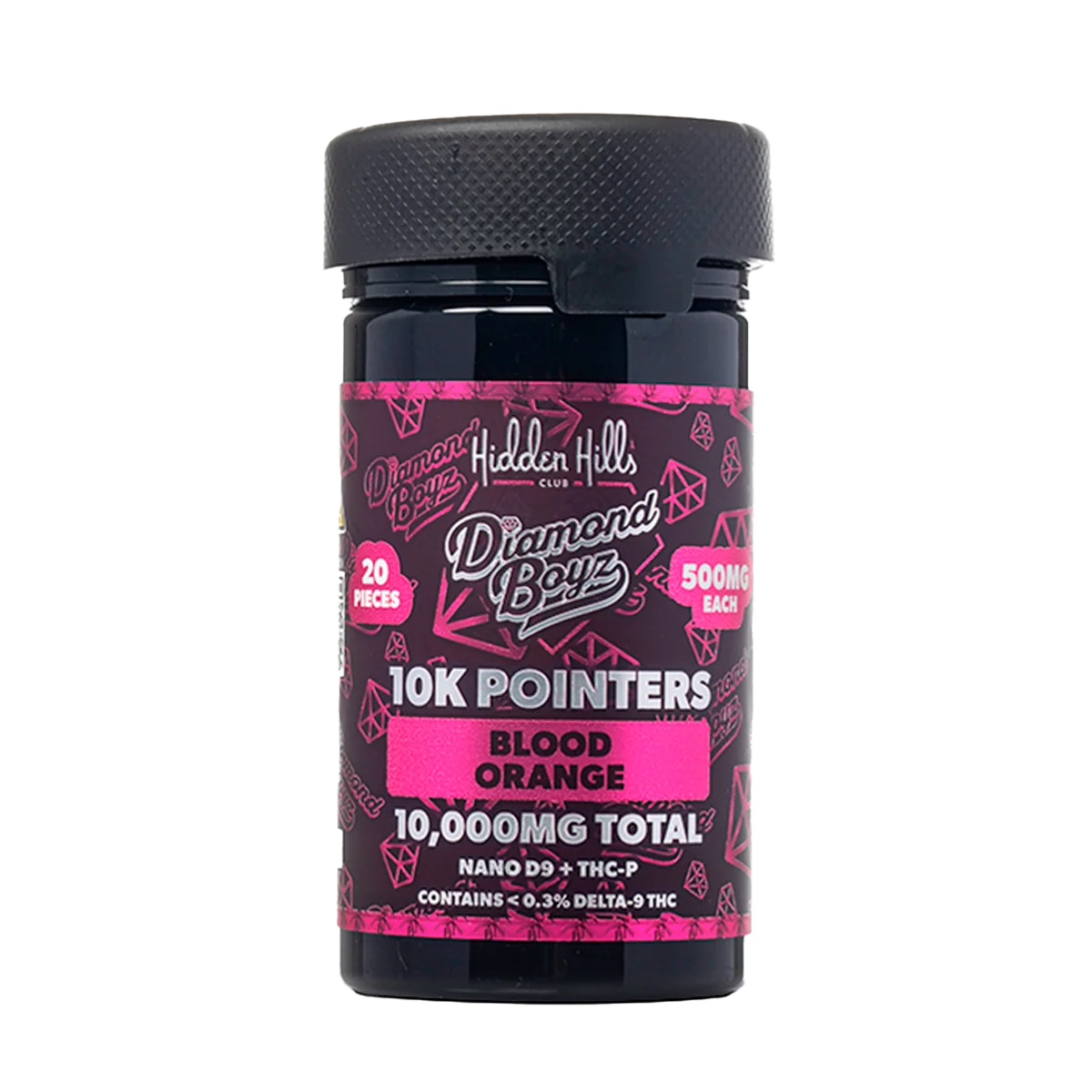 HIDDEN HILLS POINTERS GUMMIES BLOOD ORANGE