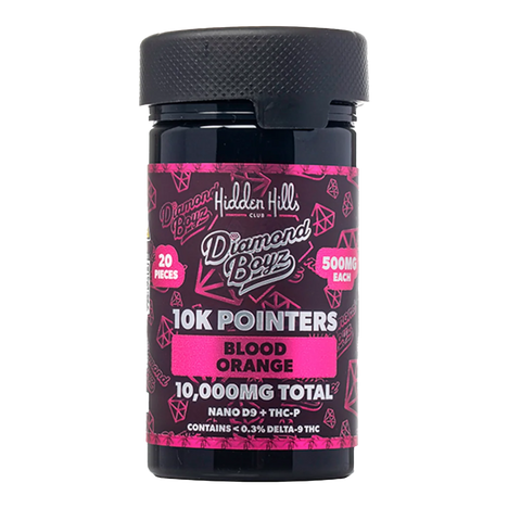 THC Hidden hills Pointers Gummies Blood Orange