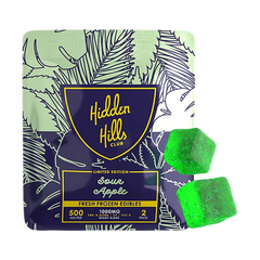 HIDDEN HILLS HEADY BLEND GUMMIES DISPLAY SOUR APPLE-1