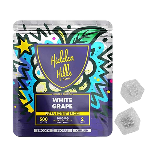 THC Hidden Hills White Grape Gummies (2ct) 1000mg