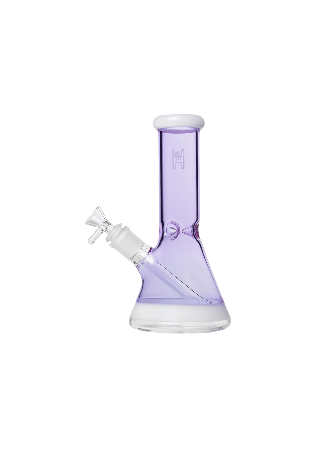 HUMAN GRADE BEAKER 9" LAVENDER ACCENT-1