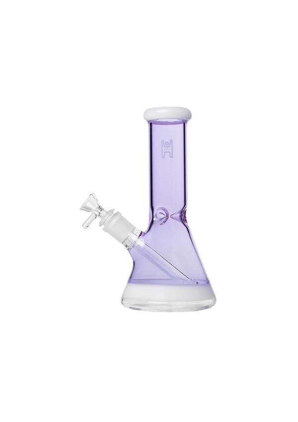HUMAN GRADE BEAKER 9" LAVENDER ACCENT