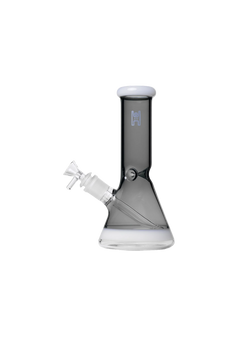 HUMAN GRADE BEAKER 9" SMOKE ACCENT-1