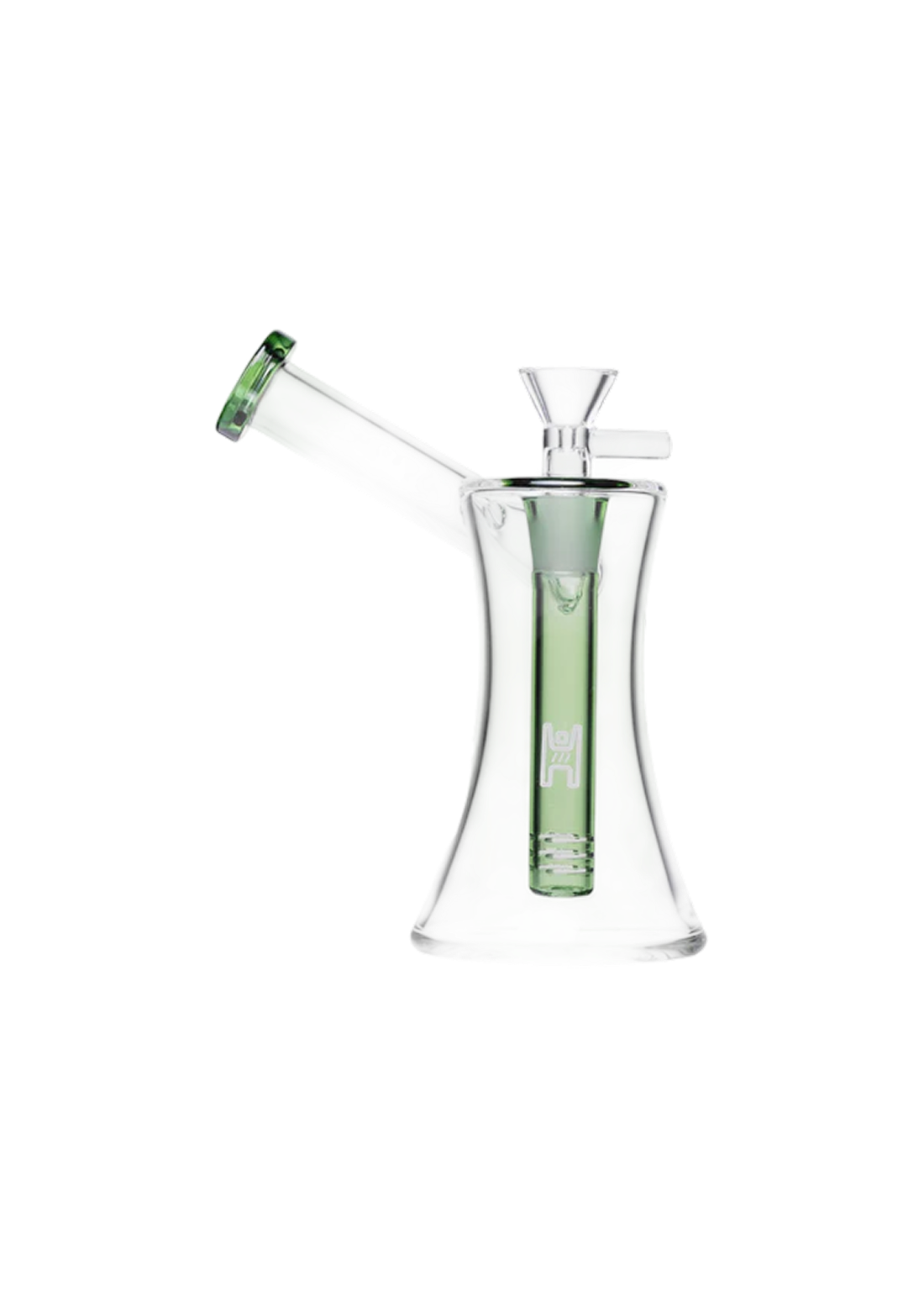 HUMAN GRADE HOURGLASS SIDECAR 6" GREEN ACCENT-1