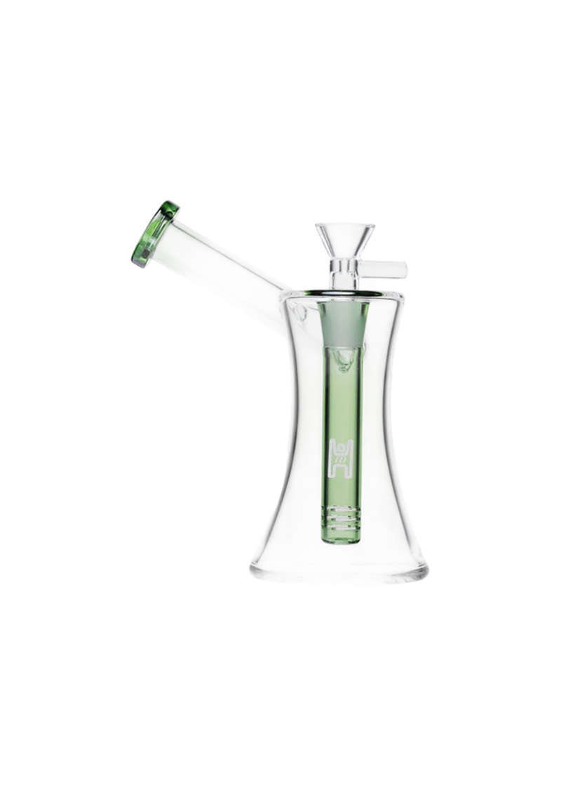 HUMAN GRADE HOURGLASS SIDECAR 6" GREEN ACCENT-1