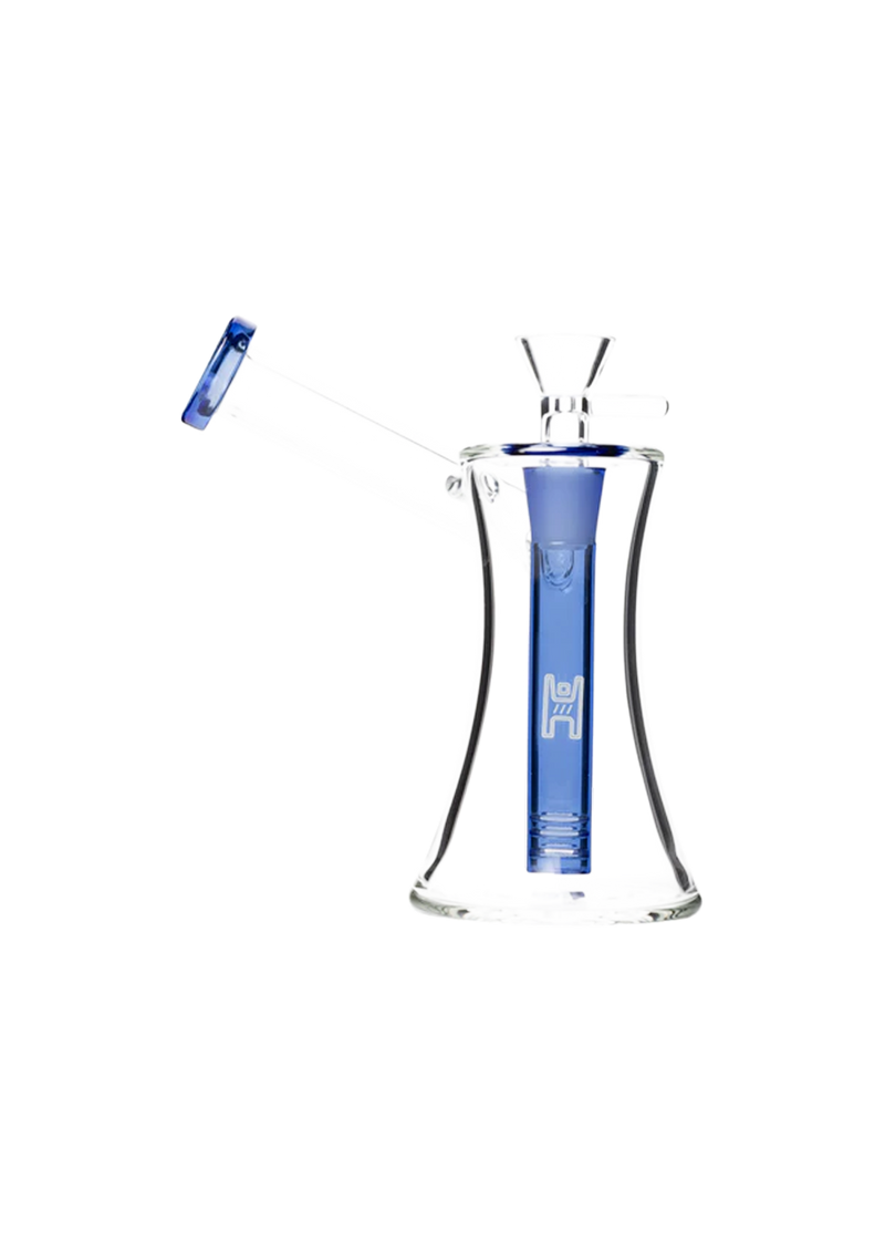 HUMAN GRADE HOURGLASS SIDECAR 6" BLUE ACCENT-1