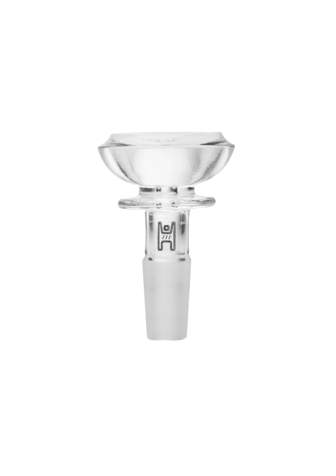 Human Grade Saucer Flower Bowls 10mm Clear-1
