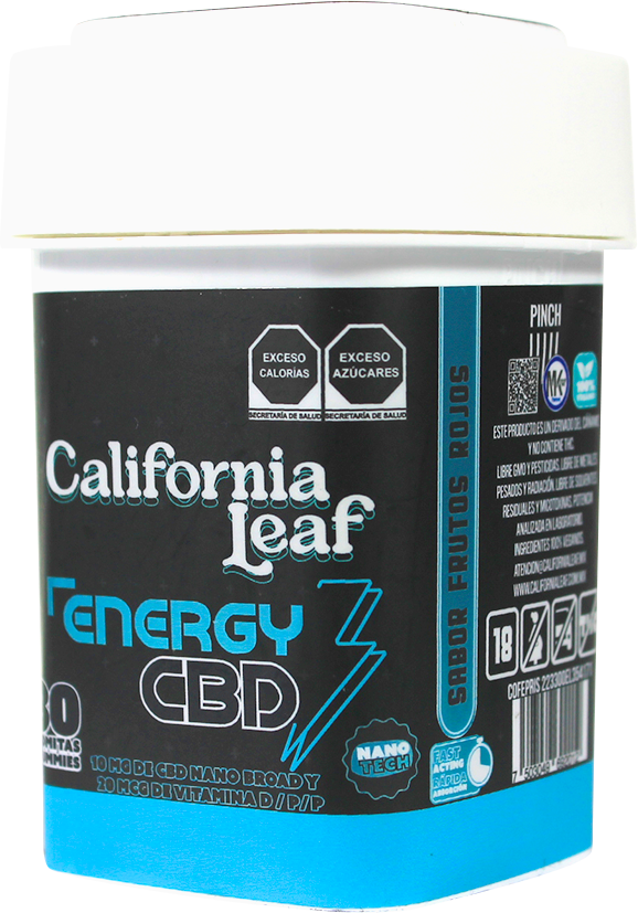 Gomitas Energy CBD + Vitamina C + Limoneno 10 mg/pza | 15 ó 30 piezas
