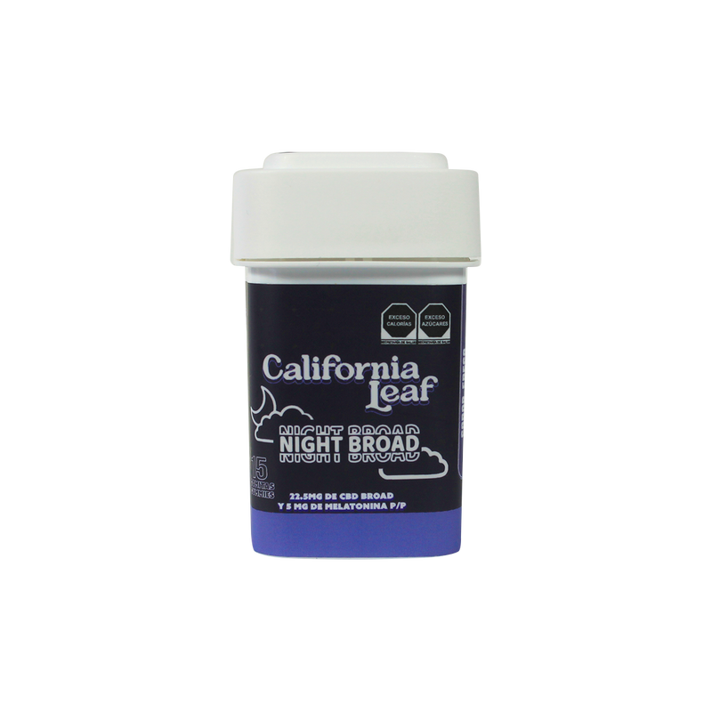 Gomitas Night Broad (Sin terpenos – 20 mg CBD Broad + 5 mg Melatonina) |15 ó 30 piezas.-1