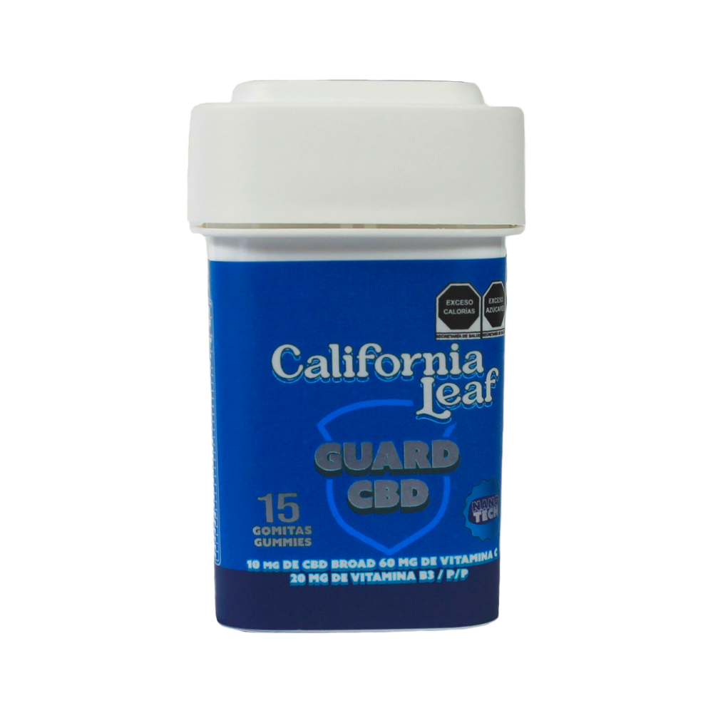 Gomitas Guard CBD (Mirceno – 10 mg CBD Nano Broad) |15 ó 30 piezas.