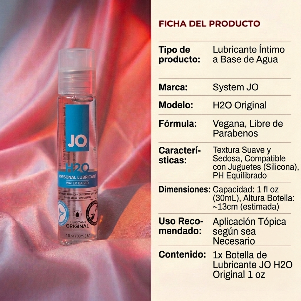 Lubricante Íntimo a Base de Agua System JO H2O Original-3