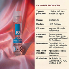 Lubricante Íntimo a Base de Agua System JO H2O Original-3