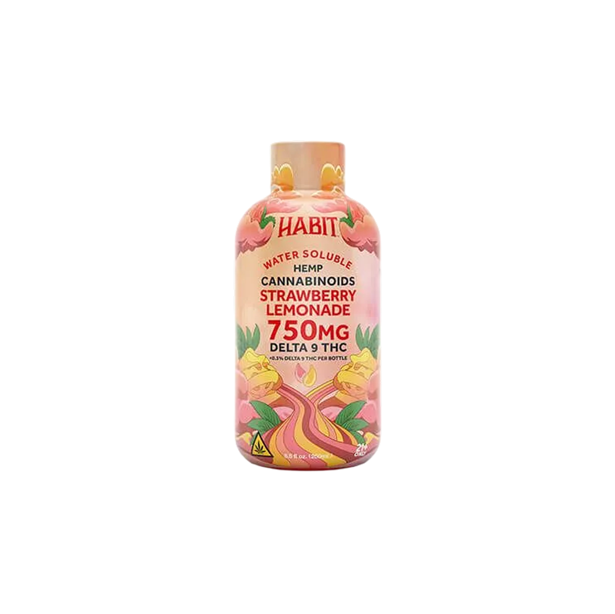 Jarabe de Delta 9 de 750 mg – Limonada de fresa