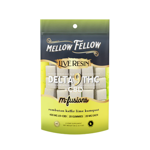 LIVE RESIN MELLOW FELLOW DELTA 9 M FUSIONS RAMBUTAN KAFFIR LIME KUMQUAT